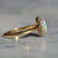 Dazzling Antique French Opal Halo