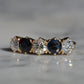 Dazzling Sapphire and Diamond Five Stone Band