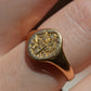 Fancy Antique Monogram Signet MRH