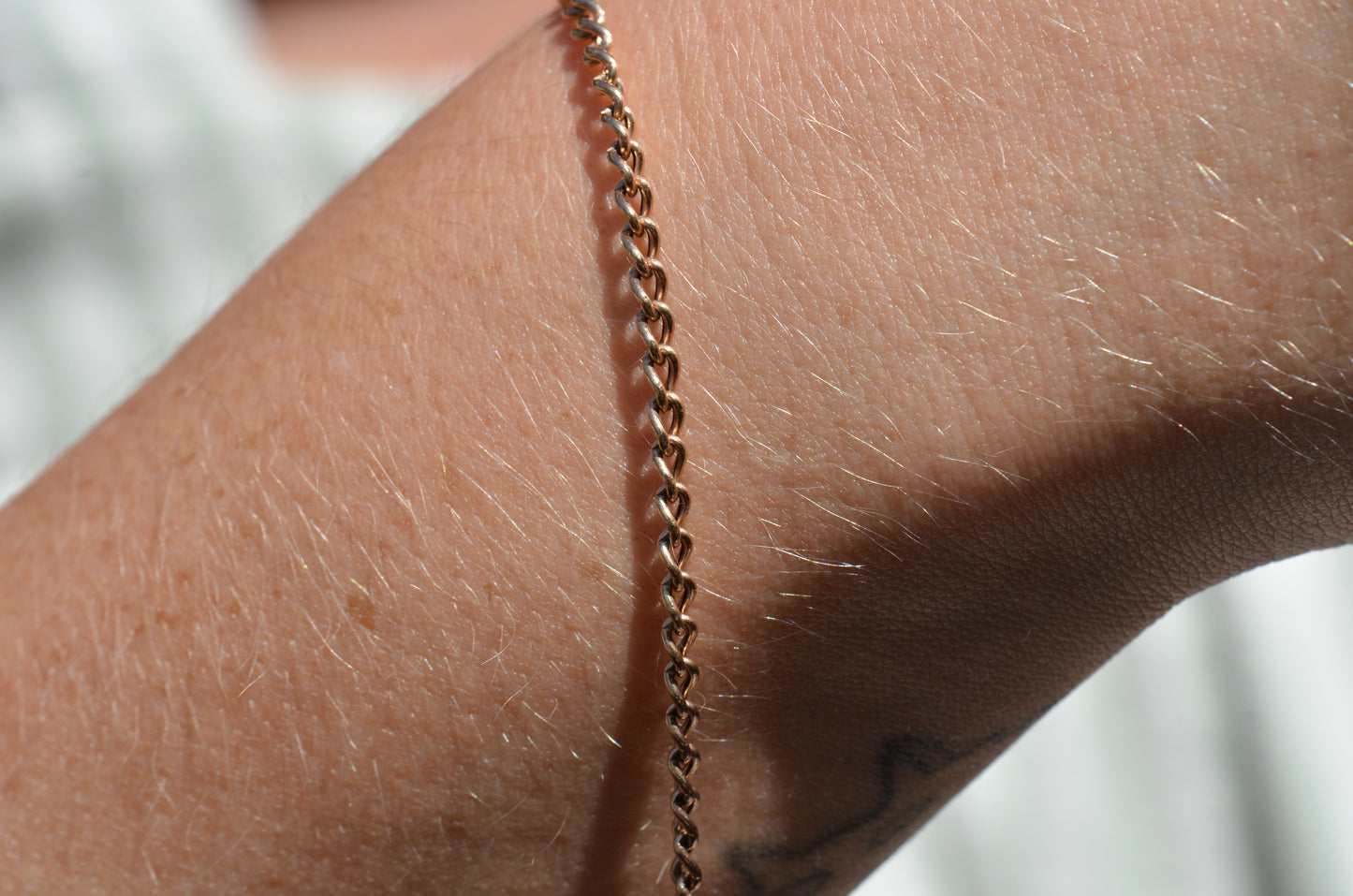 Antique-Inspired Watch Chain Bracelet