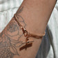 Antique-Inspired Watch Chain Bracelet