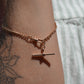 Antique-Inspired Watch Chain Bracelet