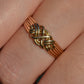 Playful Vintage Puzzle Ring