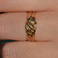 Playful Vintage Puzzle Ring