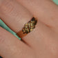 Playful Vintage Puzzle Ring