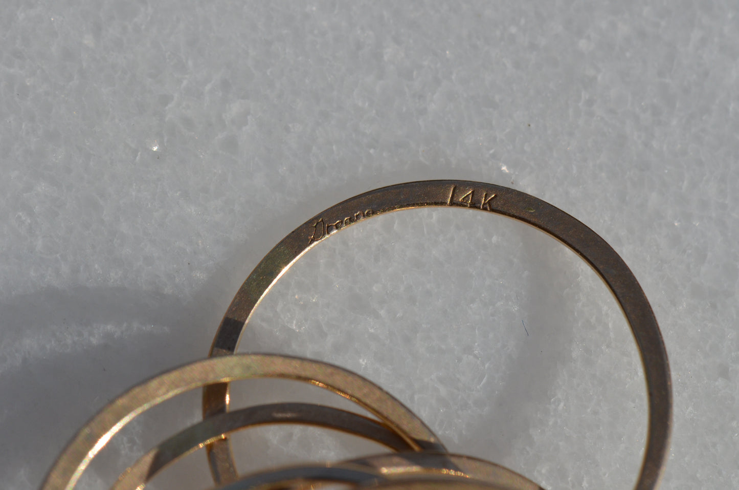 Playful Vintage Puzzle Ring