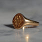 Fancy Antique Monogram Signet MRH