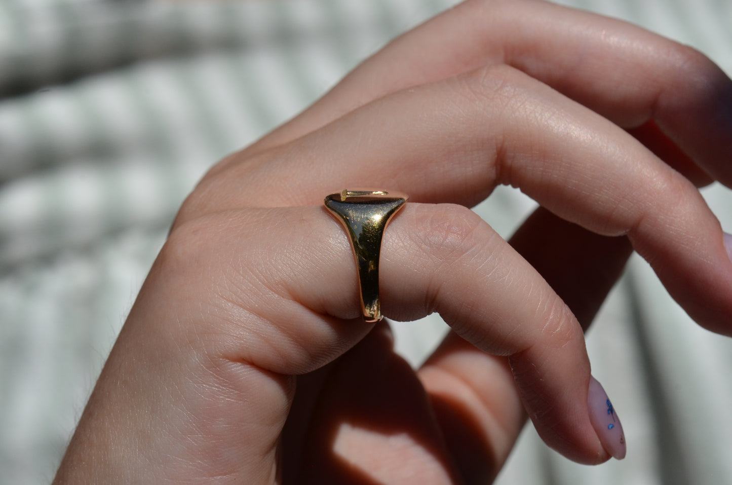 Powerful Fist Crest Signet Ring