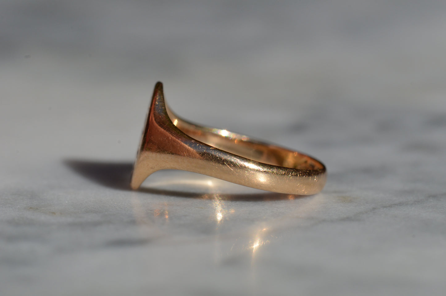Fancy Antique Monogram Signet MRH