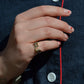 Heavy Letter Ring RJ