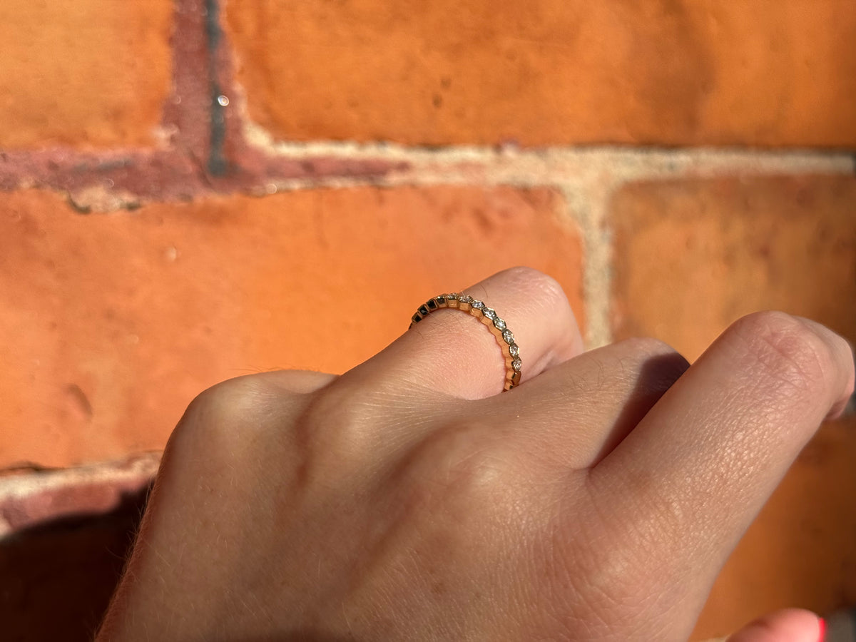 St. Eloi Collection Hexagon Half Eternity