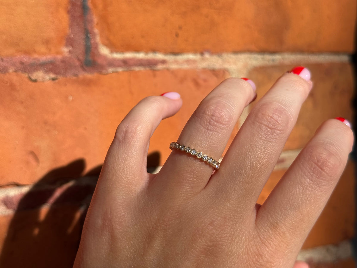 St. Eloi Collection Hexagon Half Eternity