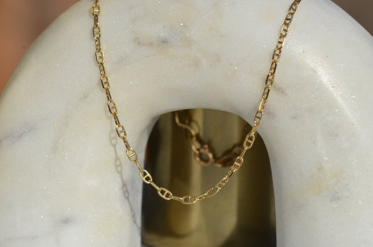 Vintage Anchor Link Anklet