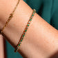 Vivid Emerald and Diamond Tennis Bracelet