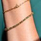 Vivid Emerald and Diamond Tennis Bracelet
