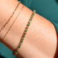 Vivid Emerald and Diamond Tennis Bracelet