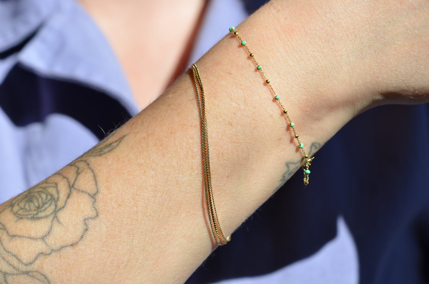 Sleek Triple S Link Bracelet