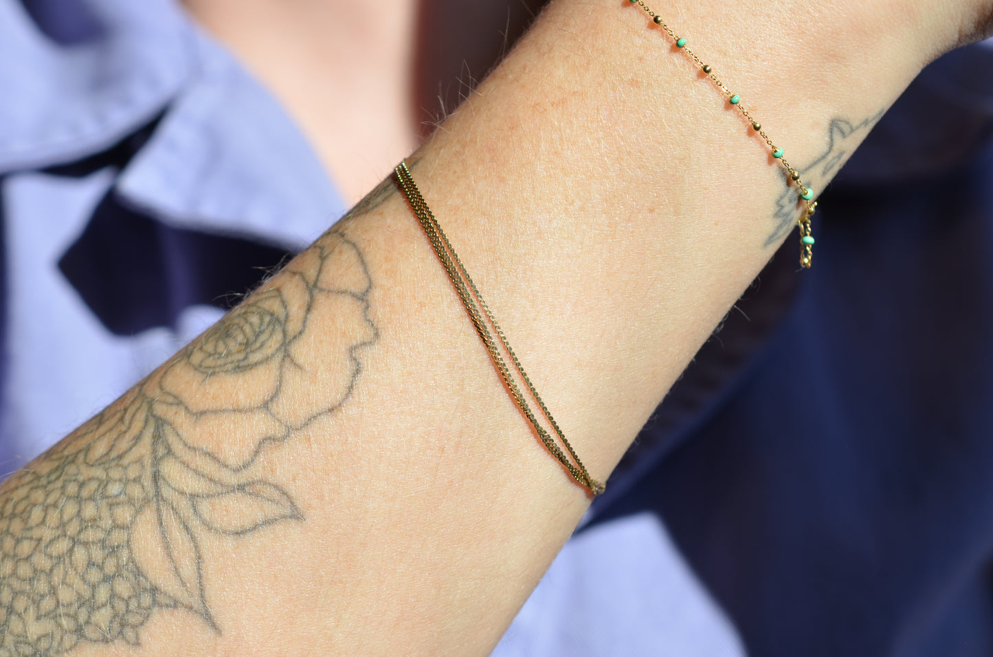 Sleek Triple S Link Bracelet