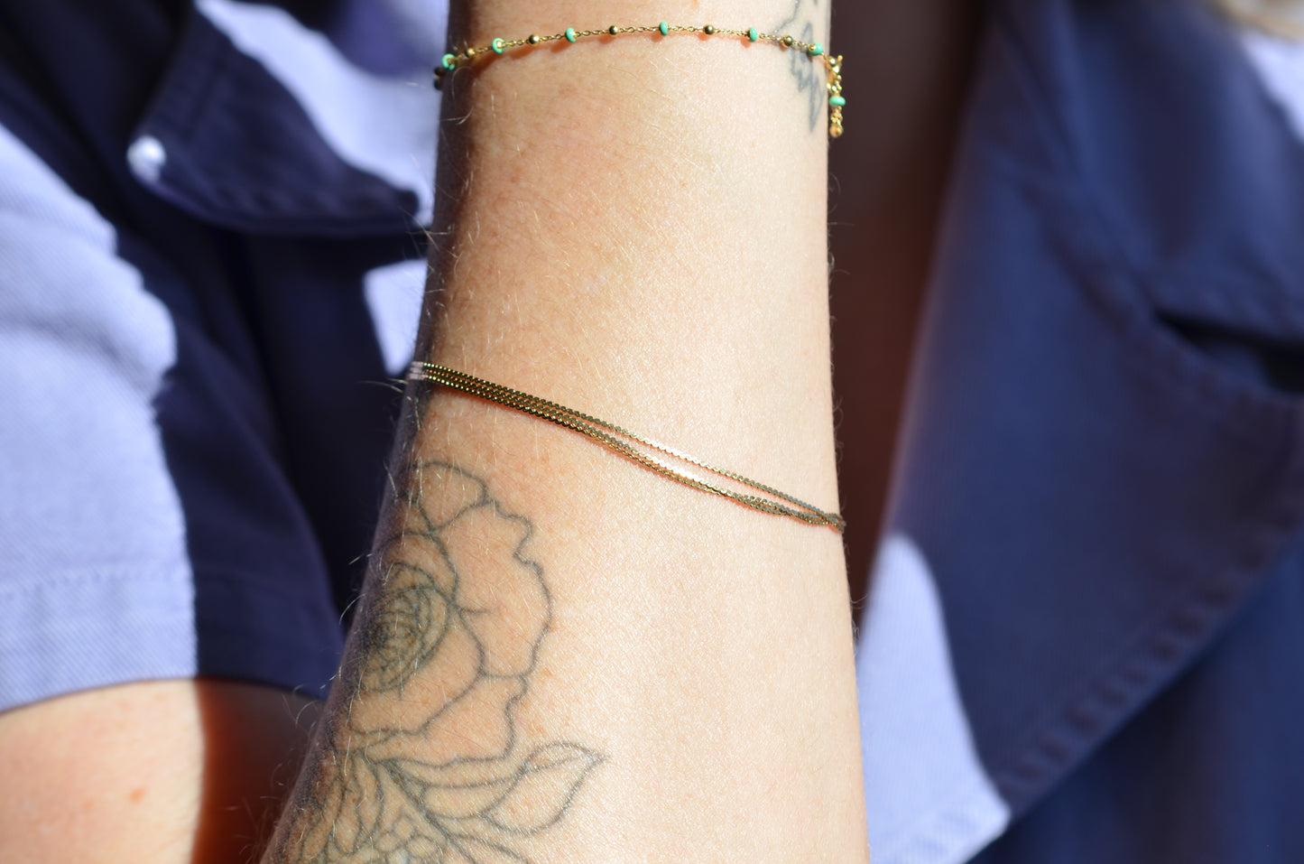 Sleek Triple S Link Bracelet
