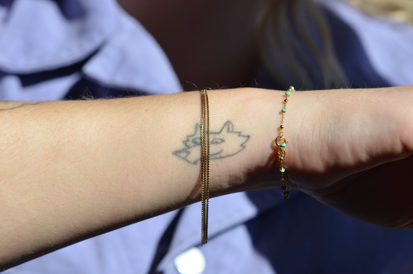 Sleek Triple S Link Bracelet