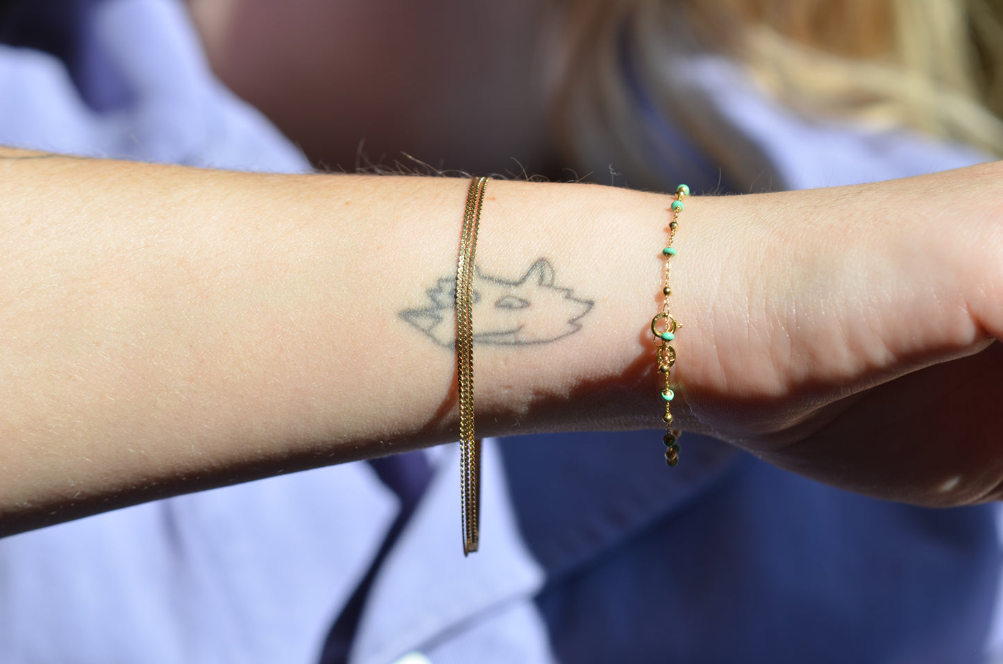 Sleek Triple S Link Bracelet