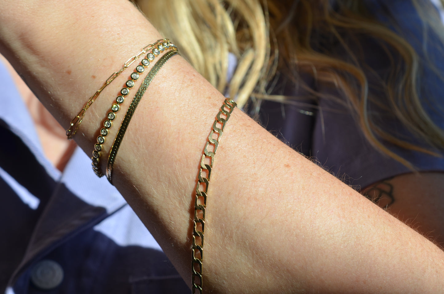 Flat Link Bracelet/Anklet