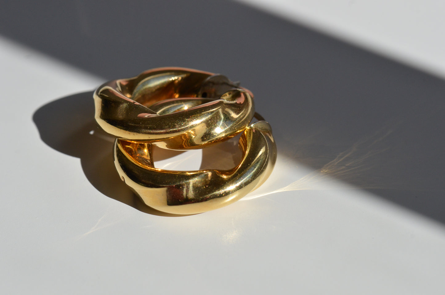 Glorious Vintage Chunky Twist Hoops