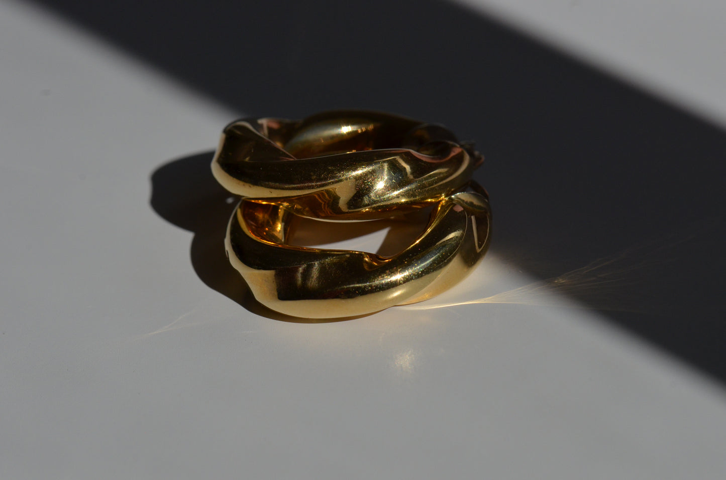 Glorious Vintage Chunky Twist Hoops