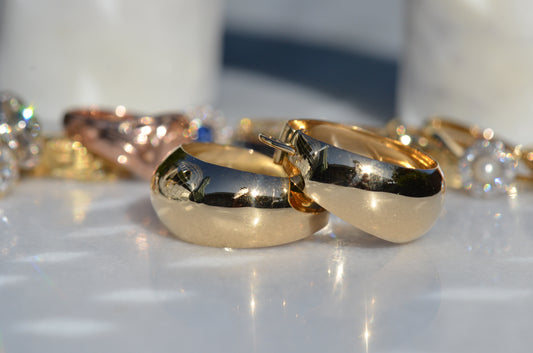 Knockout Vintage Dome Hoops