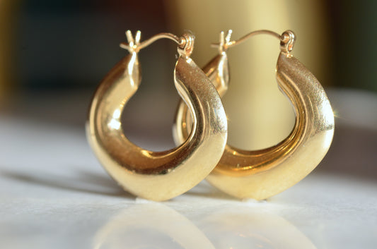 Chic Vintage Rhombus Hoops