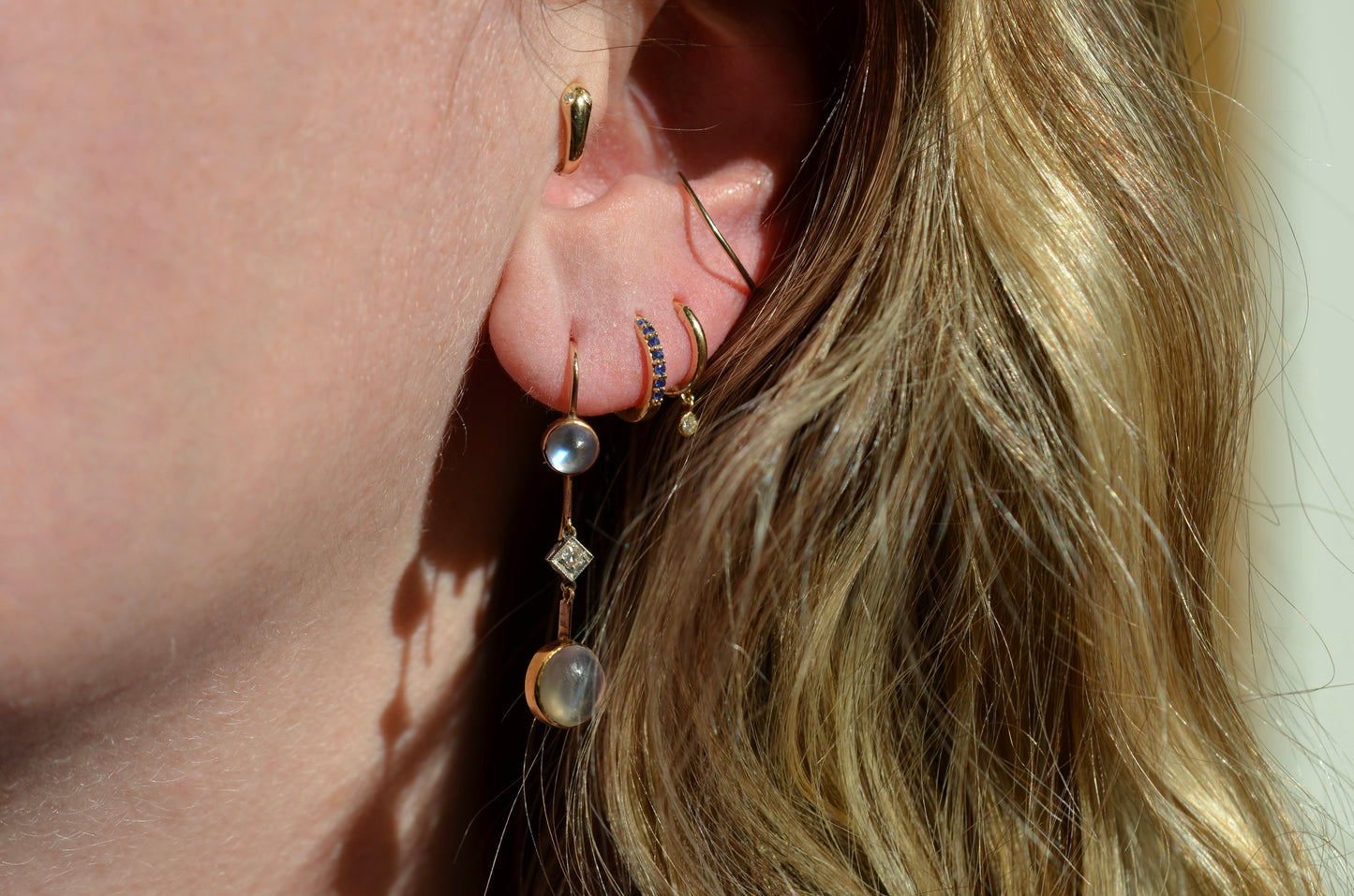 Magical Moonstone Drop Earrings
