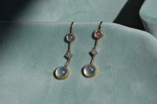 Magical Moonstone Drop Earrings
