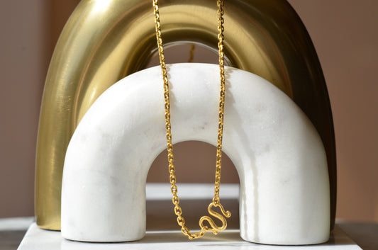 Glowing Estate 24k Biker Chain