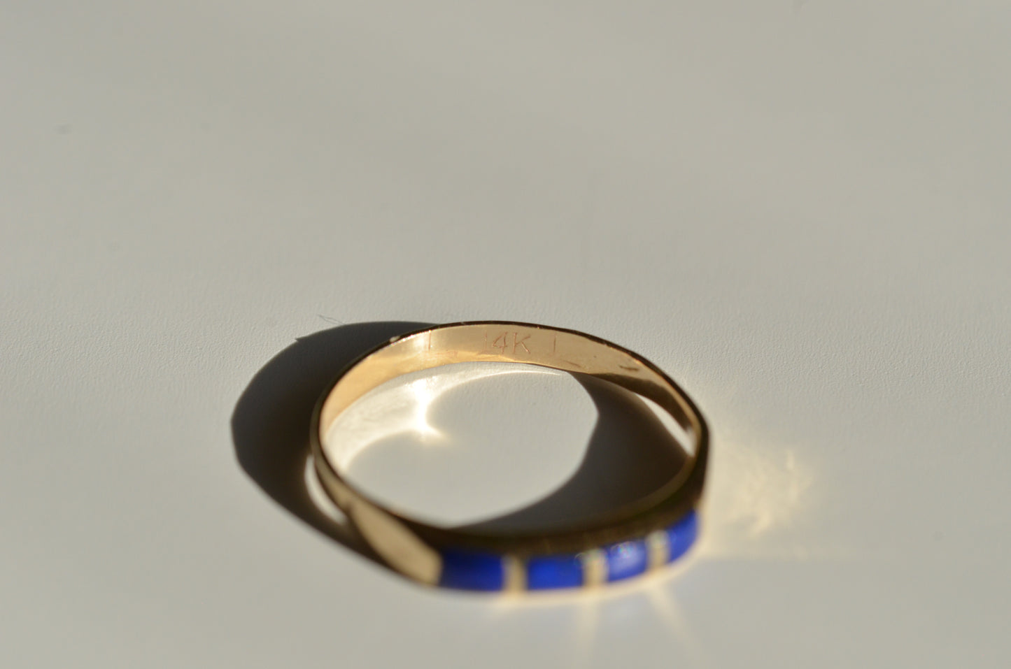Serene Vintage Lapis Band