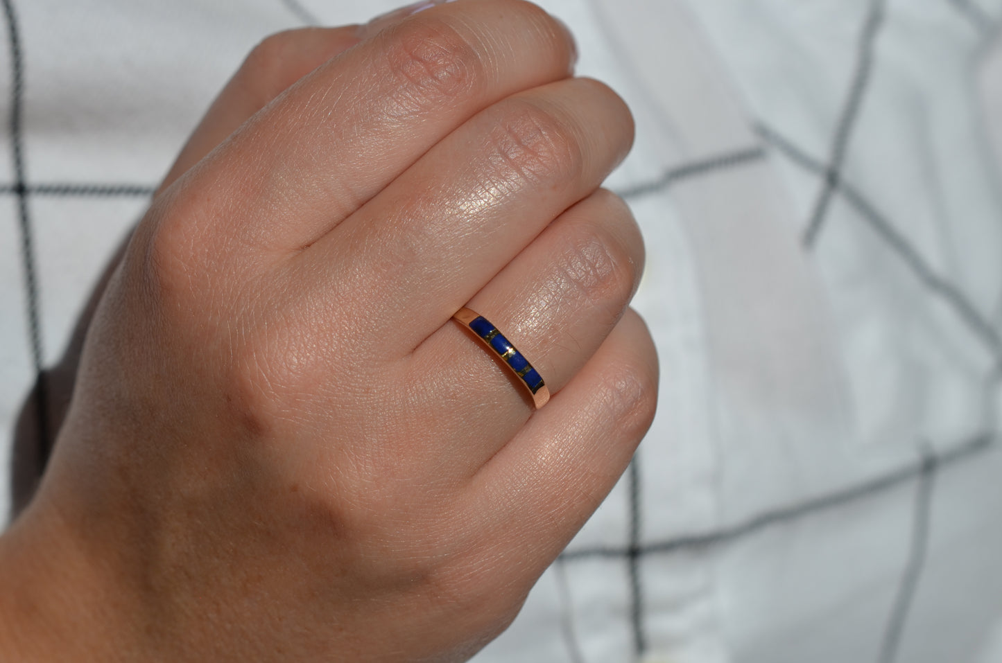 Serene Vintage Lapis Band