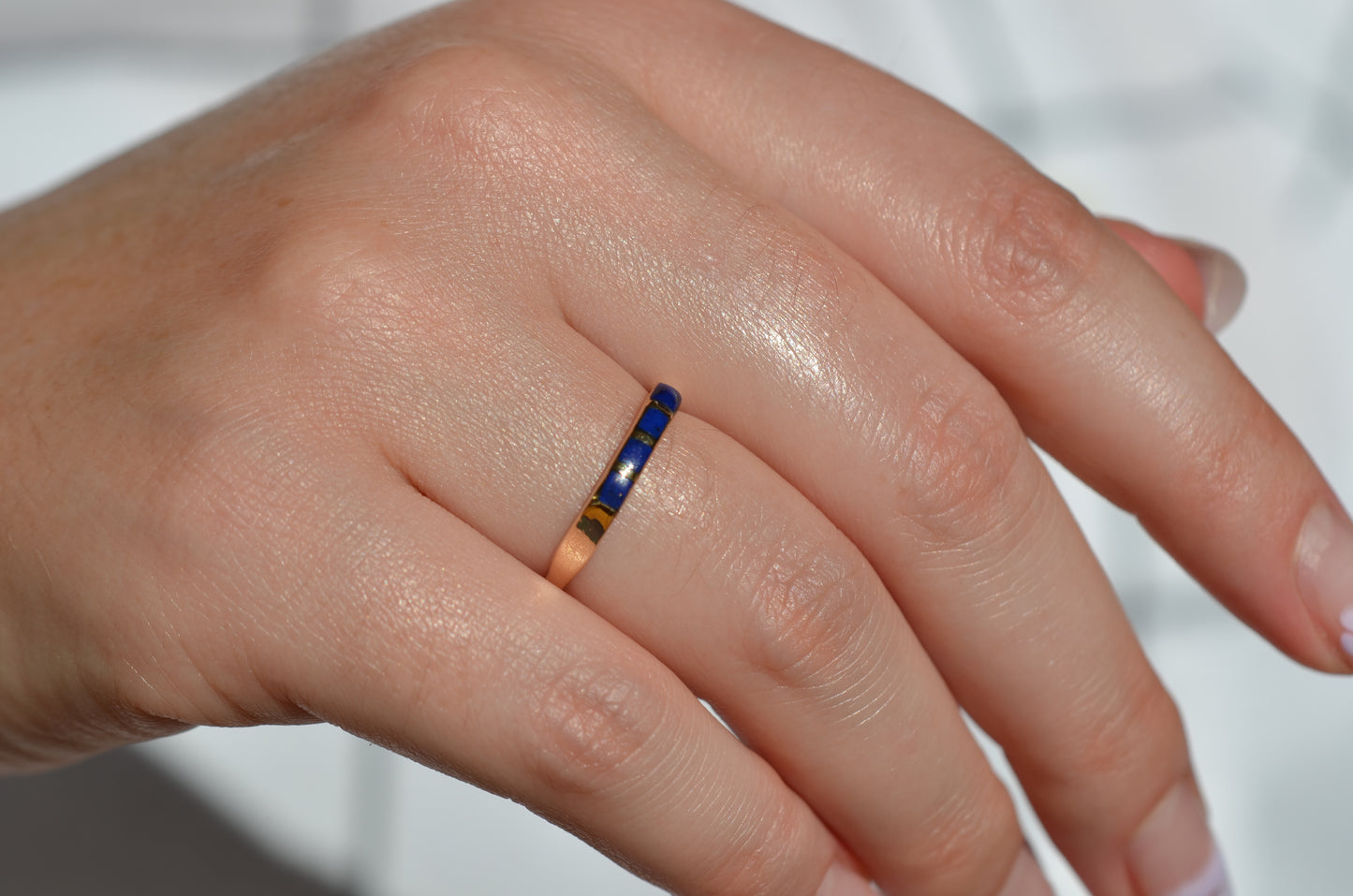 Serene Vintage Lapis Band