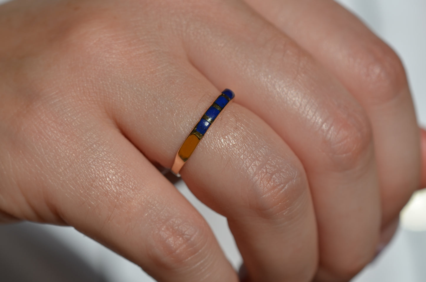 Serene Vintage Lapis Band
