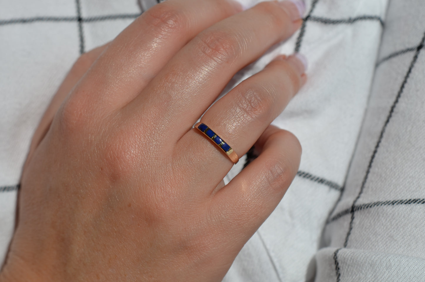 Serene Vintage Lapis Band