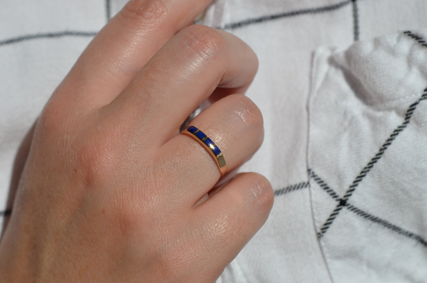 Serene Vintage Lapis Band