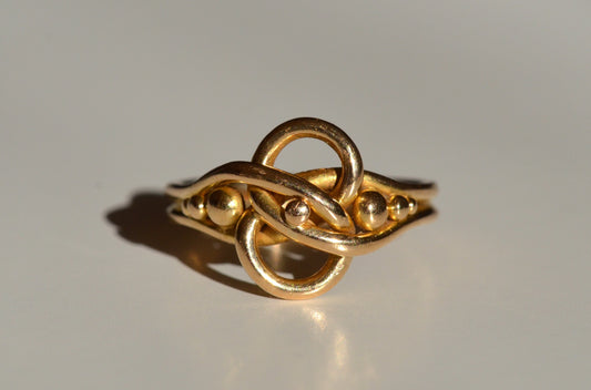 Lush Antique Lover's Knot Ring
