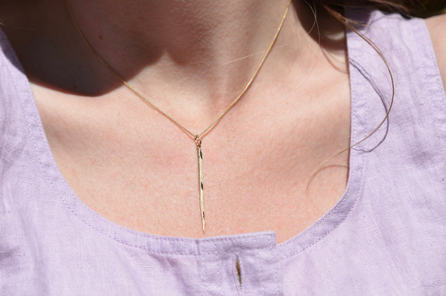Unique Vintage Gold Toothpick Charm