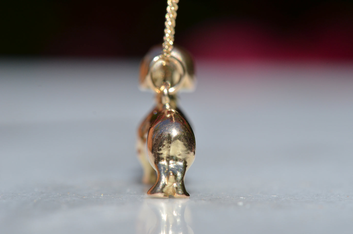 Hefty Vintage Dachshund Charm