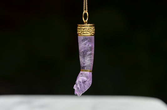 Vibrant Vintage Amethyst Figa