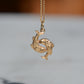 Entwined Vintage Pisces Charm