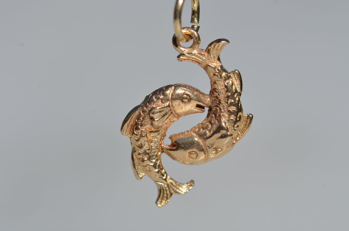 Entwined Vintage Pisces Charm