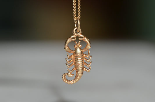 Detailed Vintage Scorpion Charm