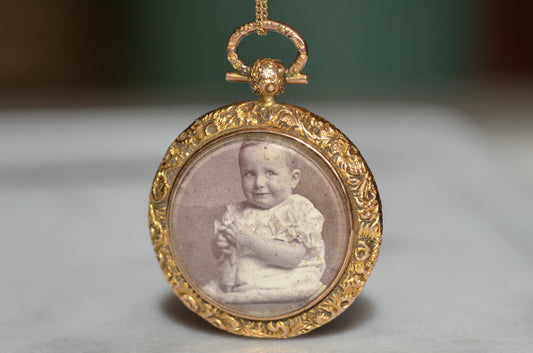 Sentimental Antique Chased Locket