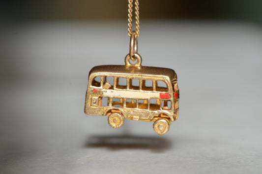 Souvenir Double Decker Bus Charm