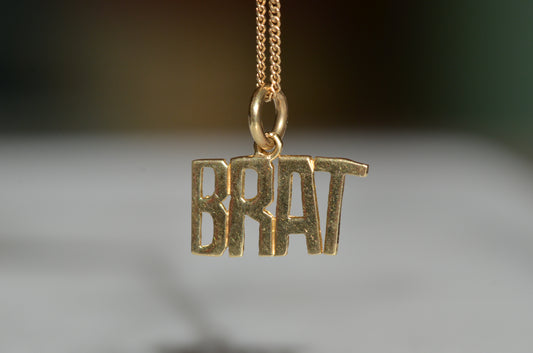 Vintage "Brat" Nameplate
