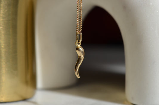 Small Vintage Cornicello Pendant